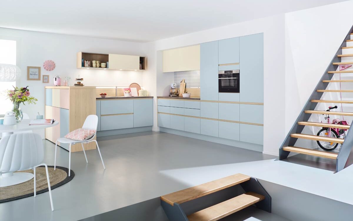 GL_FLAIR B_40199_P1 1200X750 | Cocina Kuchen FLAIR-B 40199 Lightblue Riedisheim